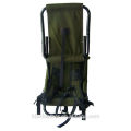 Pesca duradera de nylon y Melton plegable silla de la pesca de la mochila